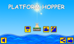 Platform Hopper - Endless Rabbit Jump Reflex Game screenshot 1/3