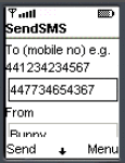 sendSMS screenshot 1/1