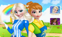 Elsa and Anna Makeup screenshot 5/5