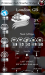 Christmas Clock Weather Widget screenshot 2/6