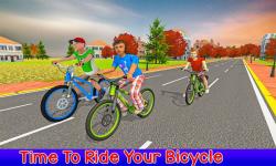 Kids Bicycle Rider School Race screenshot 1/4