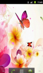 Colorful Butterfly Rose Live Wallpaper screenshot 1/5