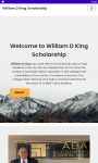 William D King Scholarship screenshot 1/4
