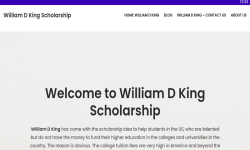 William D King Scholarship screenshot 4/4