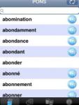 PONS Advanced dictionary French-German screenshot 1/1