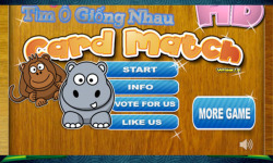 Matching Game for Kids with Animal and Toy screenshot 1/6