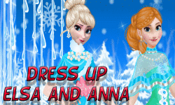 Dress up Elsa and Anna in lake screenshot 1/4
