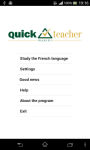 QuickTeacher French Language screenshot 1/3