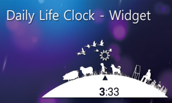 Daily Life Clock Widget screenshot 1/1