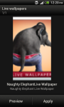 Naughty Elephant Live wallpaper screenshot 3/6