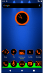 Flat Black and Orange Icon Pack Free screenshot 1/6