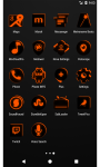 Flat Black and Orange Icon Pack Free screenshot 4/6