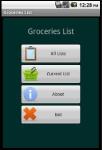 Groceries List screenshot 1/1