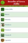Benefits of Green chillis screenshot 3/4