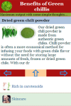 Benefits of Green chillis screenshot 4/4