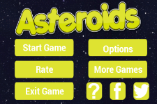 Asteroids-Game screenshot 1/6