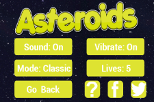Asteroids-Game screenshot 5/6