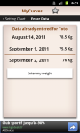 MyCurves Your BMI and Ideal weight Free screenshot 2/3