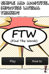 FTW - Find The Words screenshot 1/3