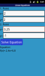 Linear Equation Solver screenshot 1/4