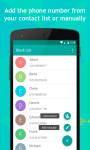 Blacklist Block Calls and SMS screenshot 2/5