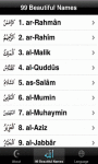 Allah Names Lite screenshot 3/3