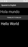 Language Translator Spanish to English   screenshot 1/4