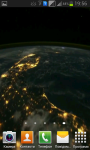 Earth at night HD LiveWallp screenshot 1/6