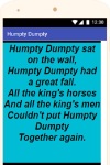 Humpty Dumpty Set On A Wall Poem screenshot 4/4