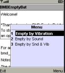 BMDEmptyBat screenshot 1/1