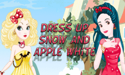 Dress up Apple and Snow White screenshot 1/4