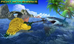 Flying Aqua Hero Vs Sea Animals screenshot 1/4