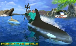 Flying Aqua Hero Vs Sea Animals screenshot 2/4