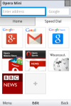 Opera Mini fast mobile browser screenshot 1/5