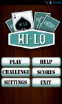 Hi Lo Card Game screenshot 1/5
