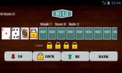 Hi Lo Card Game screenshot 3/5