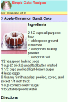 Simple Cake Recipes screenshot 2/2