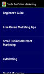 Guide To Online Marketing screenshot 3/3