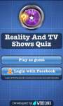 Reality and TV Shows Quiz free screenshot 1/6