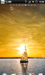 Sailing Sunset Sailboat Live Wallpaper screenshot 1/6