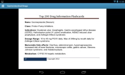 Drug Information Flash Cards screenshot 2/3