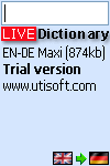 English-German dictionary - LIVE Dictionary screenshot 1/1