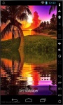 Amazing Tropical Sunset LWP screenshot 2/2