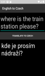 Language Translator English to Czech   screenshot 3/4