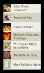 Bible Lists screenshot 1/2