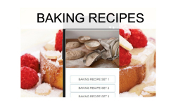 Baking recipes food screenshot 1/3