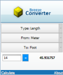 Breeze Units Converter screenshot 1/1