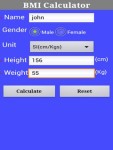 BMI Calculator Lite screenshot 3/5