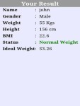 BMI Calculator Lite screenshot 4/5
