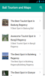 Bali Tourism and Maps screenshot 2/6